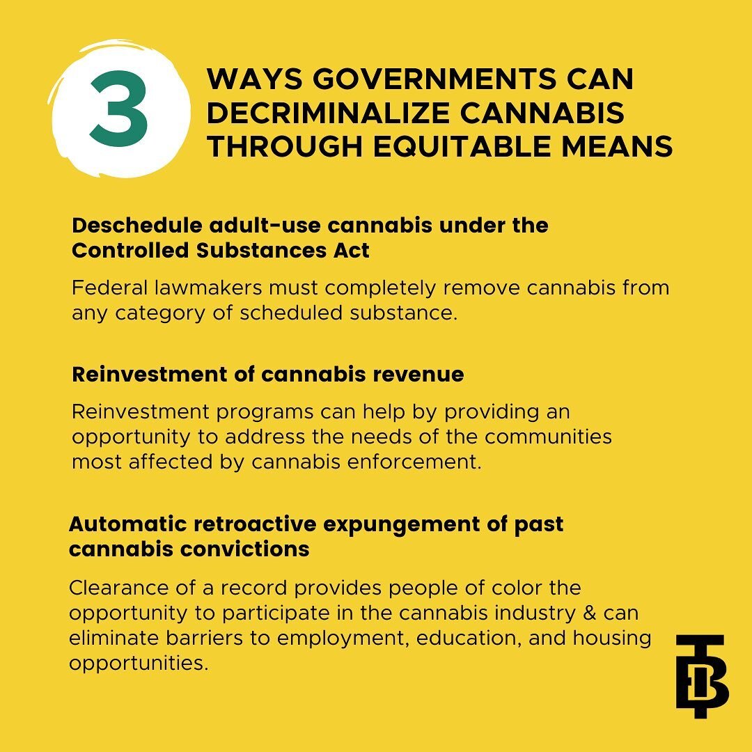 With legalization and decriminalization, there must be plans to make the industry more equitable for Black people and people of color. Here are 3 ways governments can do this.
#comethinkbig